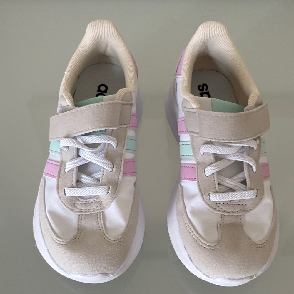 Adidas Run 70s Little Girl Sneakers Size One 1 - Picture 6 of 10